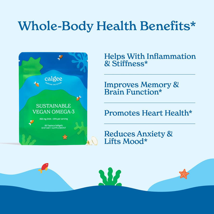 Sustainable Vegan Omega-3 Supplement | Calgee